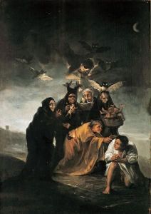 Reprodukcja The Spell or The Witches 17971798 Francisco Goya