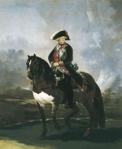 Reprodukcja Charles IV on horseback 1799 Francisco Goya