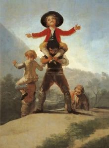 Reprodukcja The Little Giants 1791 1792 Francisco Goya