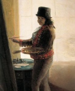Reprodukcja Selfportrait in the Studio 17901795 Francisco Goya