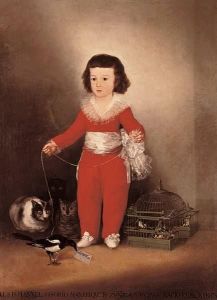 Reprodukcja Manuel Osorio Manrique de Zu_iga 1778 Francisco Goya