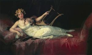 Reprodukcja The Marquise of Santa Cruz 1805 Francisco Goya
