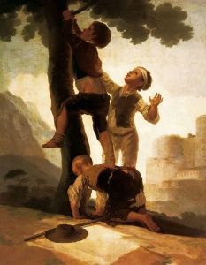 Reprodukcja Boys Climbing a Tree 17911792 Francisco Goya