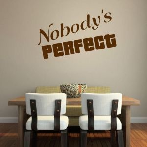 nobody\'s perfect 1730 naklejka