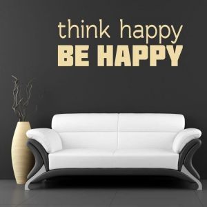 think happy be happy 1738 naklejka