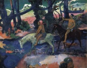 Reprodukcja Ford (Running Away) 1901 Paul Gauguin